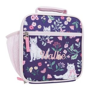 Mackenzie Kitty Floral Lunch Box